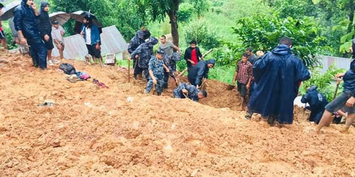 बाढी पहिरो अपडेट :  बाढी पहिरोका कारण १४ जनाको मृत्यु, सात  बेपत्ता