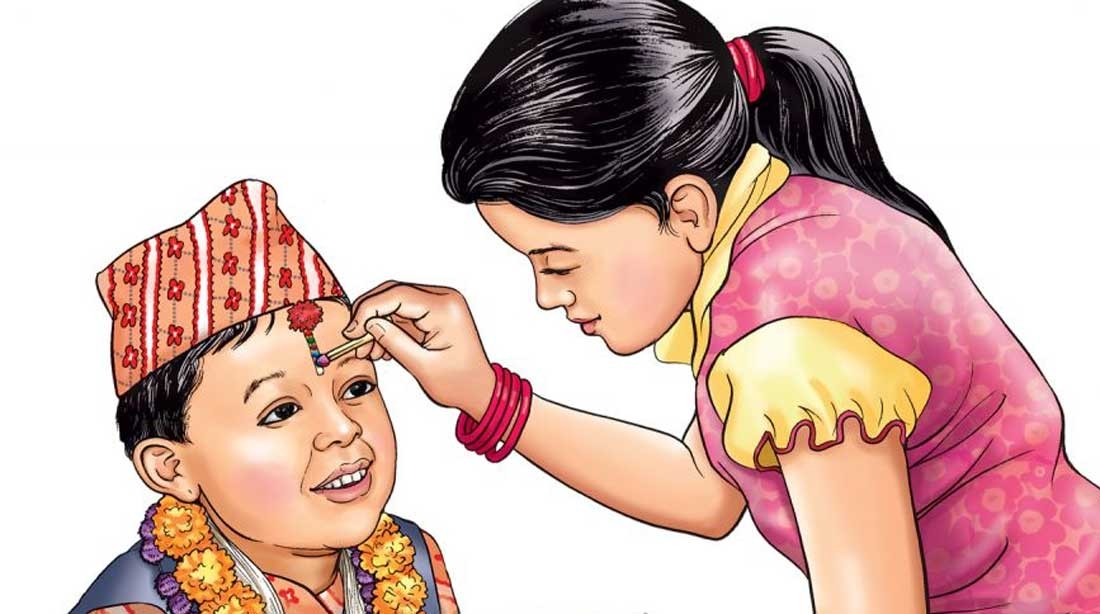 भाइटीका लगाउँदा कता फर्किने ? कुन–कुन रंग प्रयोग गर्ने ?
