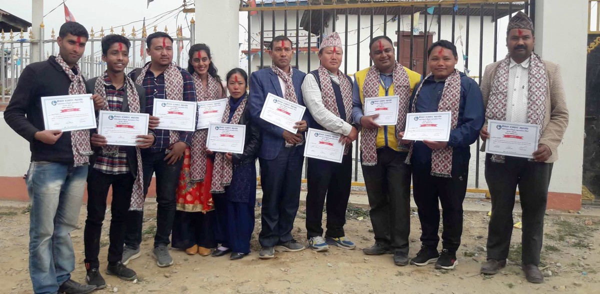 पत्रकार महासंघ खोटाङको अध्यक्षमा खत्री 