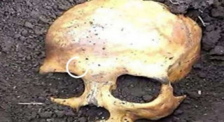 कुकुरले बाटोमा ल्याएपछि मानव खप्पर भेटियो  