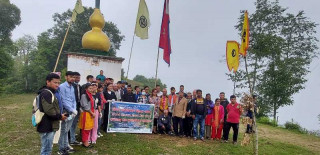 विश्व वातावरण दिवसमा मझुवागढी पदमार्ग सरसफाई 