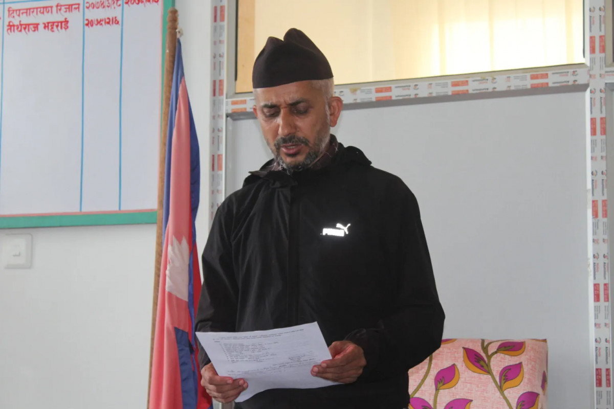 दिक्तेल रुपाकोट मझुवागढी नगरपालिकाका नगरप्रमुख भट्टराईले गरे सम्पत्ती विवरण सार्वजनिक 