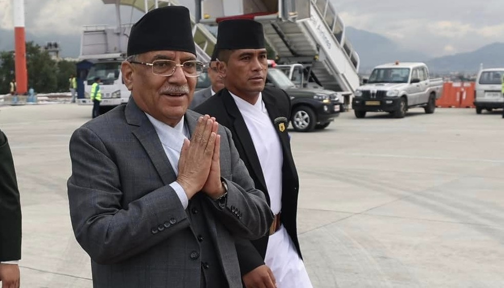 इटलीको भ्रमण सकेर आज स्वदेश फर्किँदै प्रधानमन्त्री प्रचण्ड