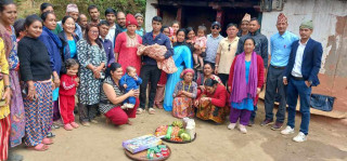साकेलामा गर्भवती तथा सुत्केरी भेटघाट कार्यक्रम
