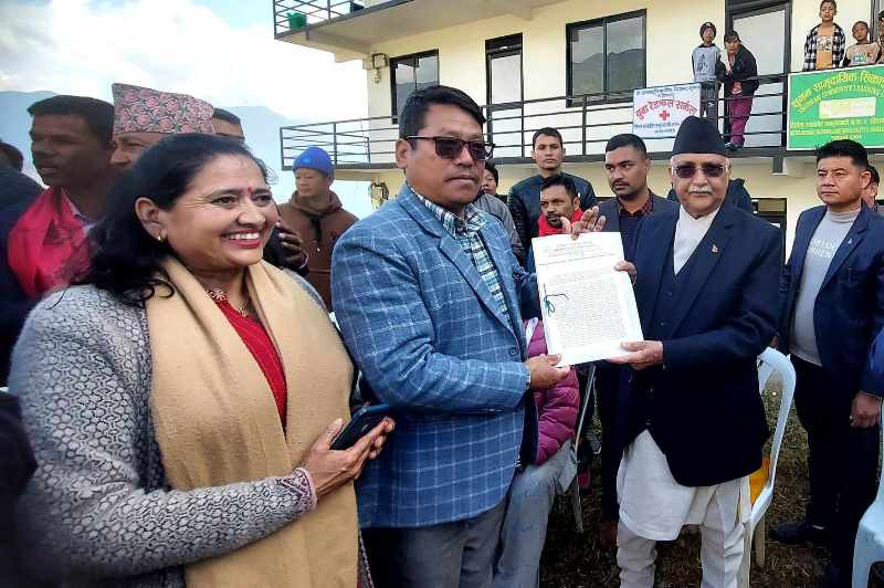 प्राविधिक तथा दक्ष नागरिक तयार पार्नका लागि सहयोग गर्न ओलीलाई जनजागृति माविको आग्रह