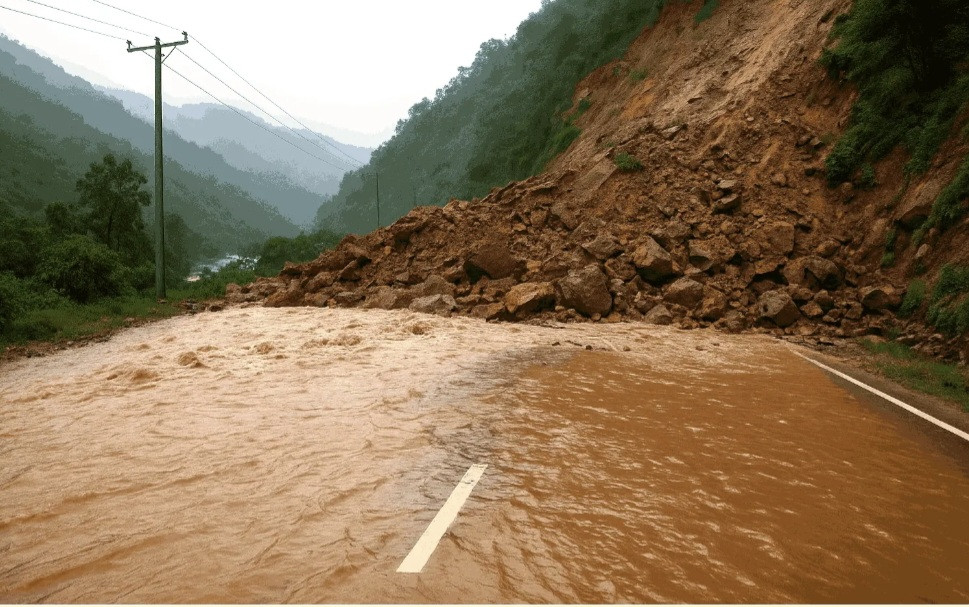 बाढीपहिरोले १२ राजमार्ग अवरुद्ध, १६० एकतर्फी सञ्चालन