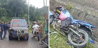 खोटाङमा सवारी दुर्घटनामा दुई  जना घाइते